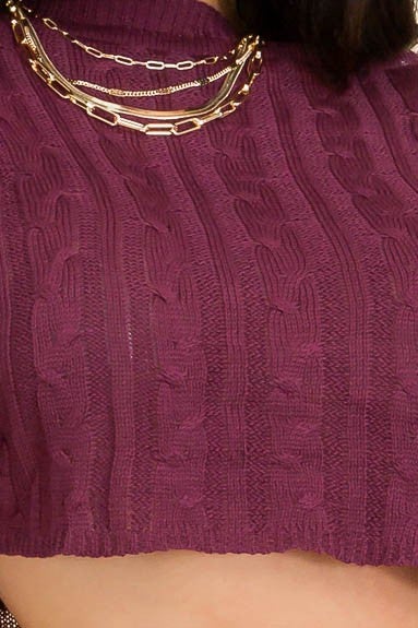 Two-piece Crop Pullover Shorts Set