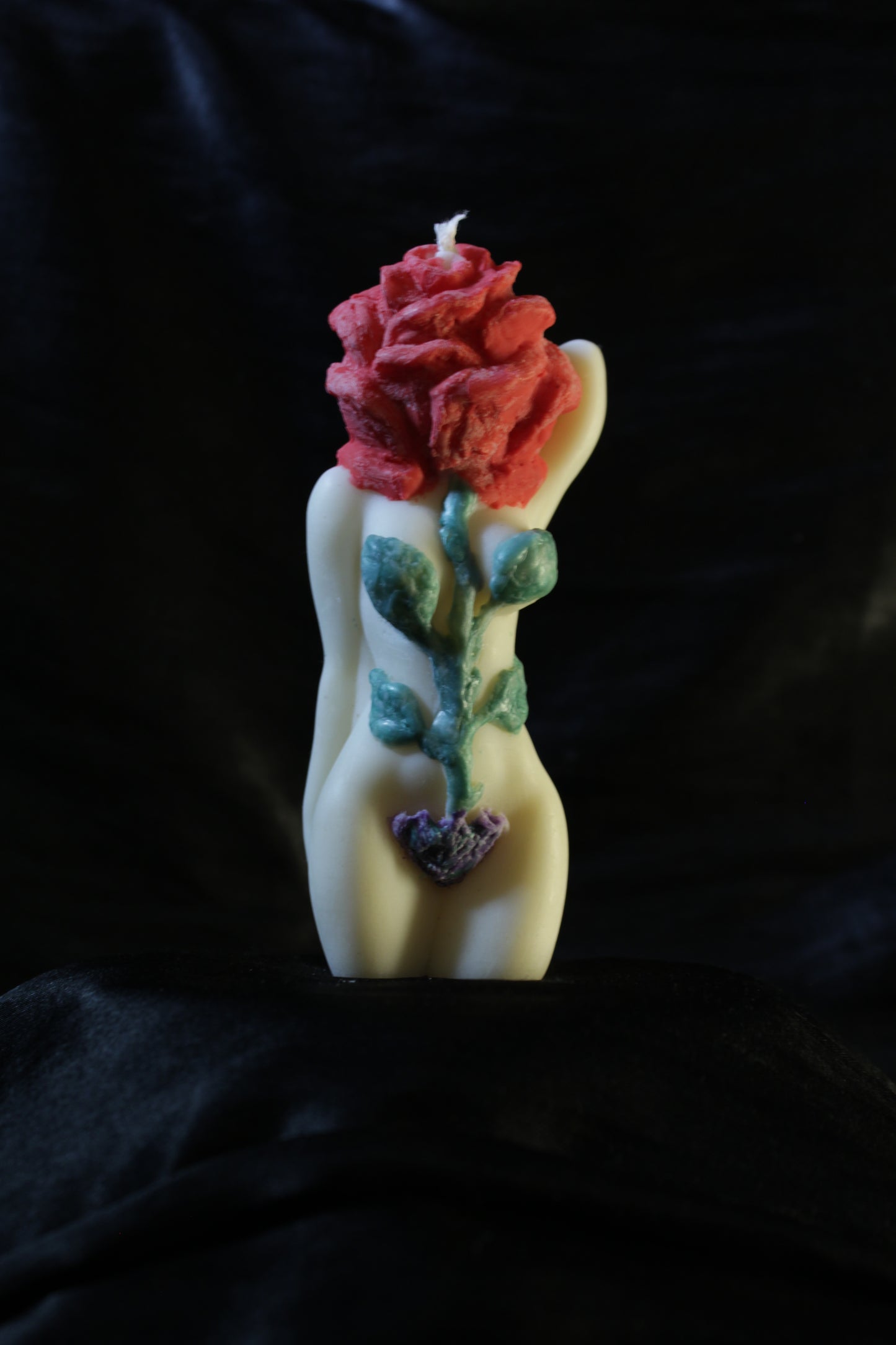 DeVille's Flame - Seduction Beauty Ritual Spell Figurine Candle