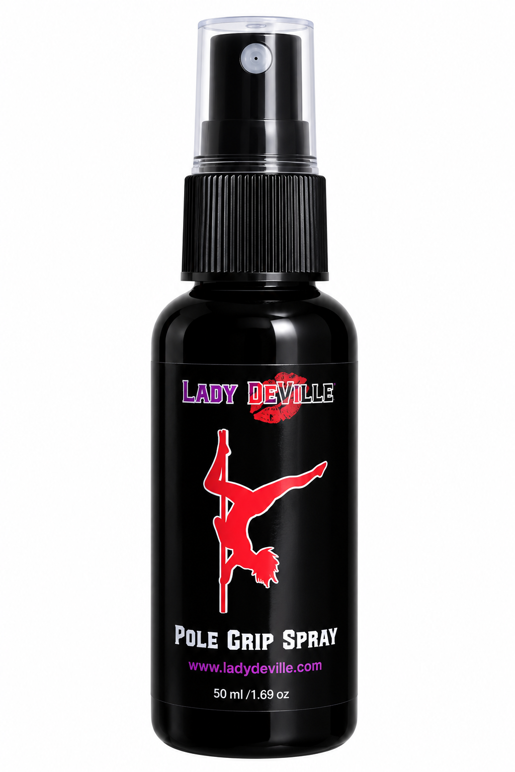 sticky pole grip spray bottle for pole dancers
