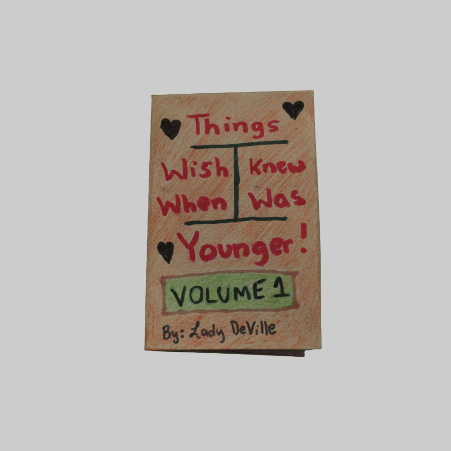 Things I Wish I Knew When I Was Younger Front Cover Zine