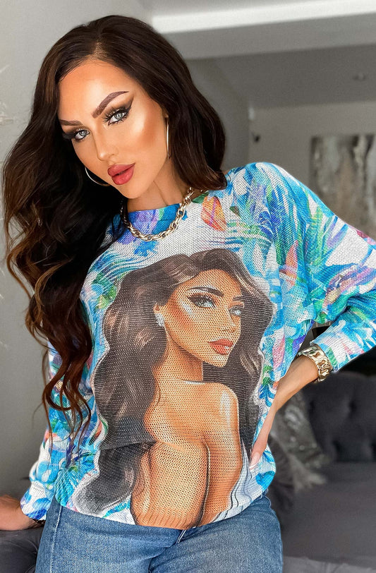 Princess Zenaida Batwing Long Sleeve Top