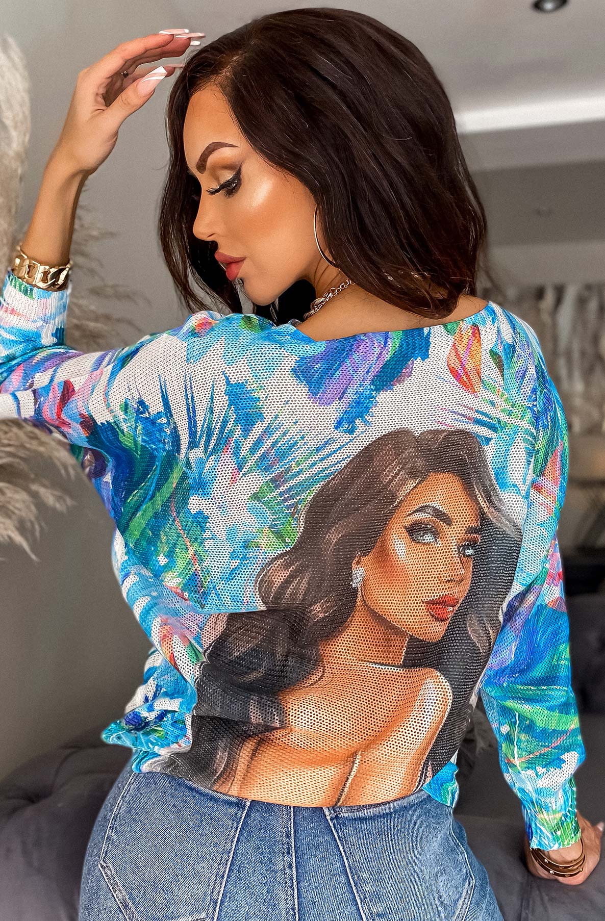 Princess Zenaida Batwing Long Sleeve Top