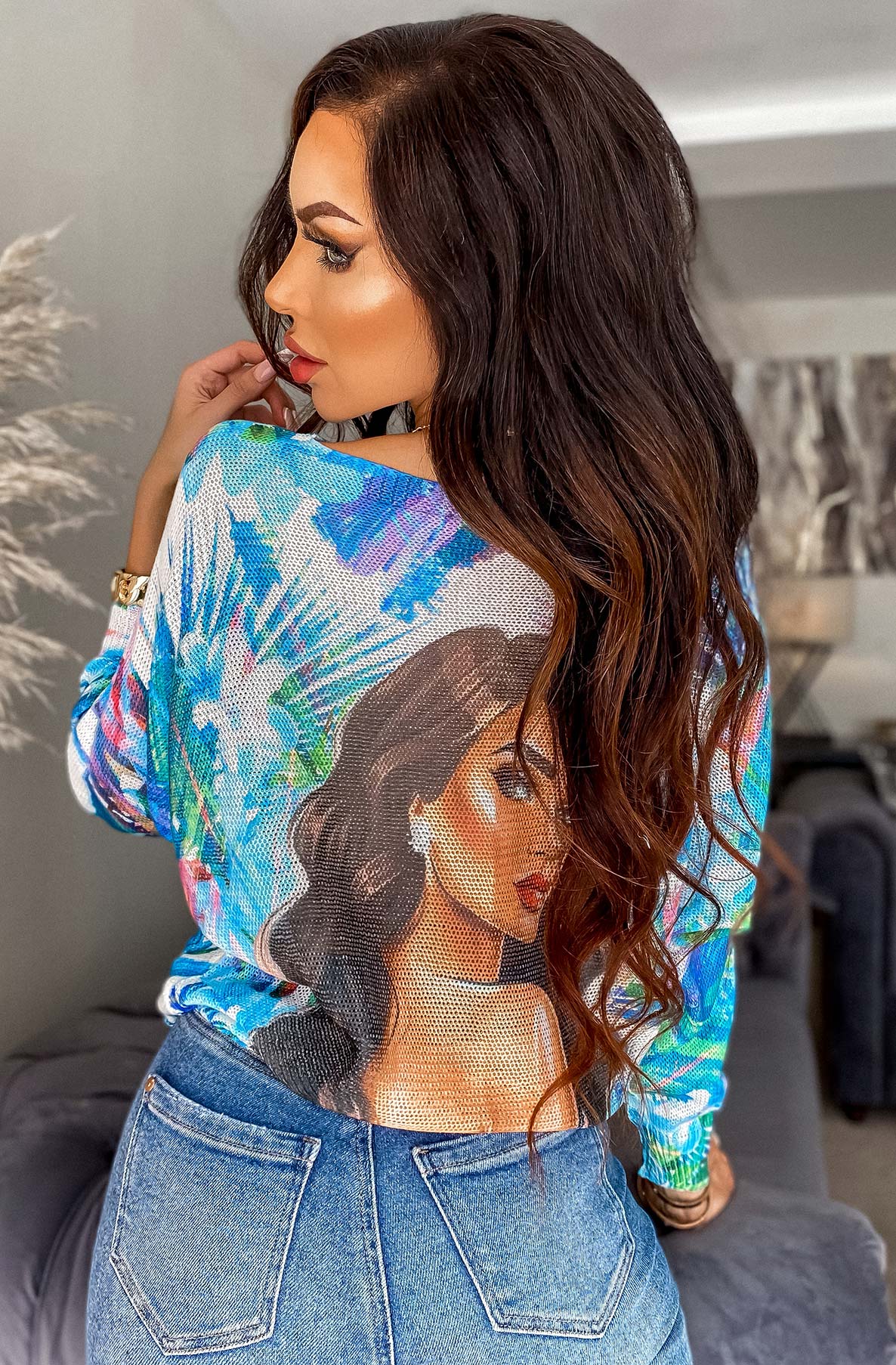 Princess Zenaida Batwing Long Sleeve Top