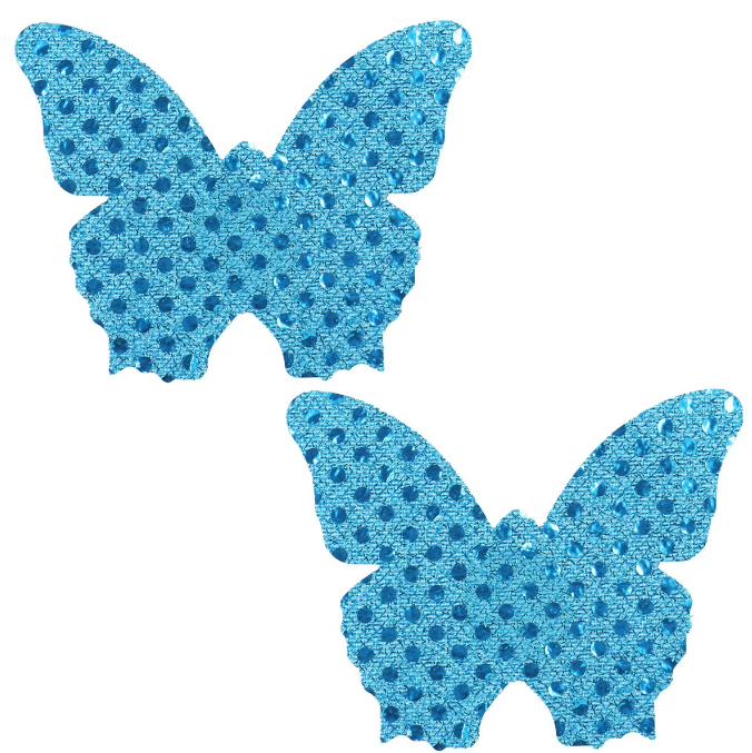 Glitter Butterfly Nipple Pasties Exotic Dancer Burlesque Rave Festival Pasty Cover