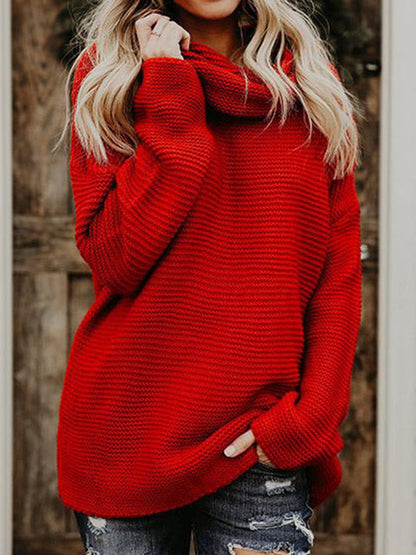 Turtleneck Autumn Winter Pullover European Oversize Sweater