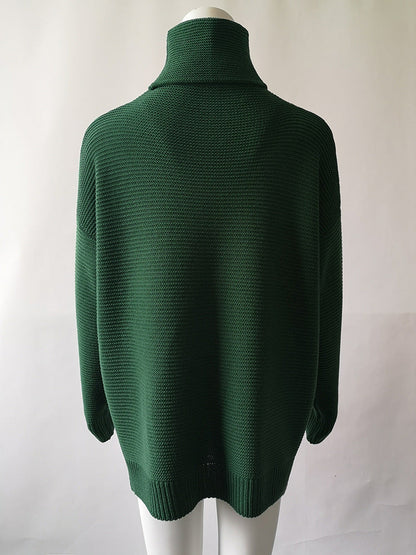 Turtleneck Autumn Winter Pullover European Oversize Sweater