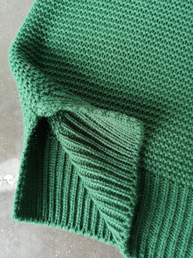 Turtleneck Autumn Winter Pullover European Oversize Sweater