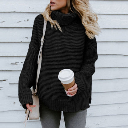 Turtleneck Autumn Winter Pullover European Oversize Sweater