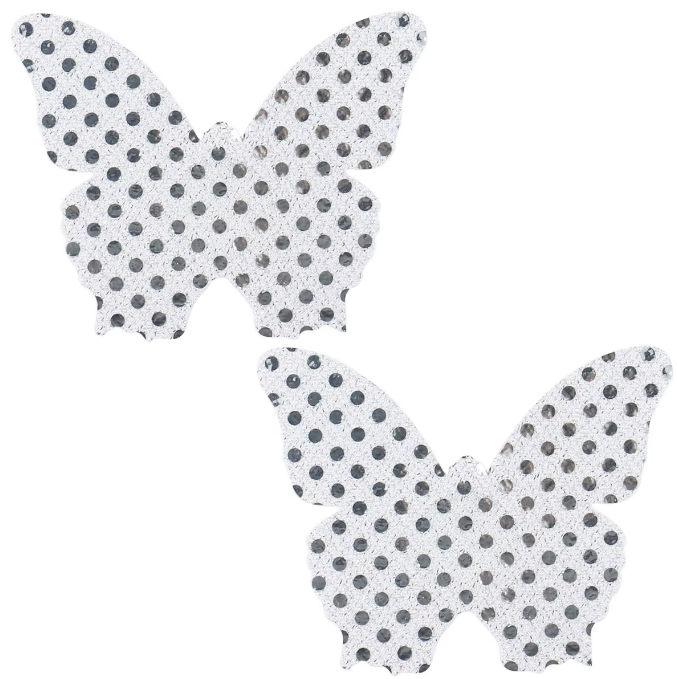 Glitter Butterfly Nipple Pasties Exotic Dancer Burlesque Rave Festival Pasty Cover